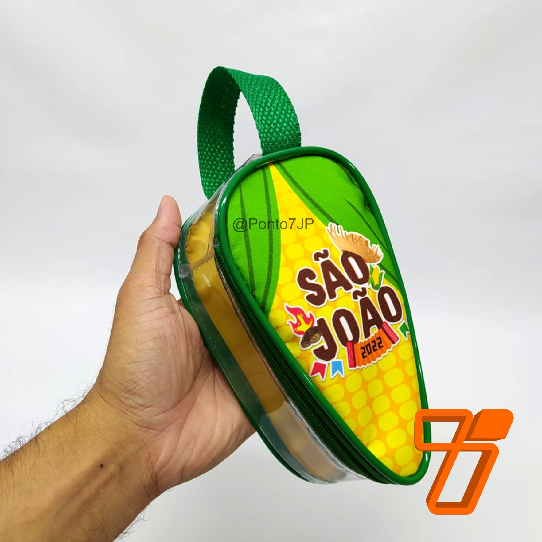 Necessaire formato milho - 16x9cm