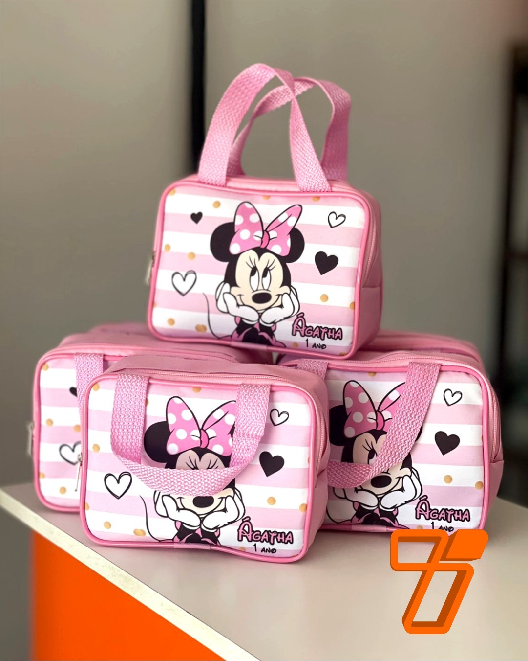 Maletinha nylon 20x15cm alça dupla