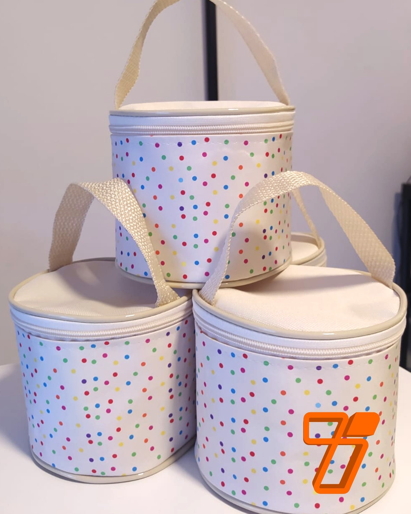 Bolsa cilindro nylon 14x12cm