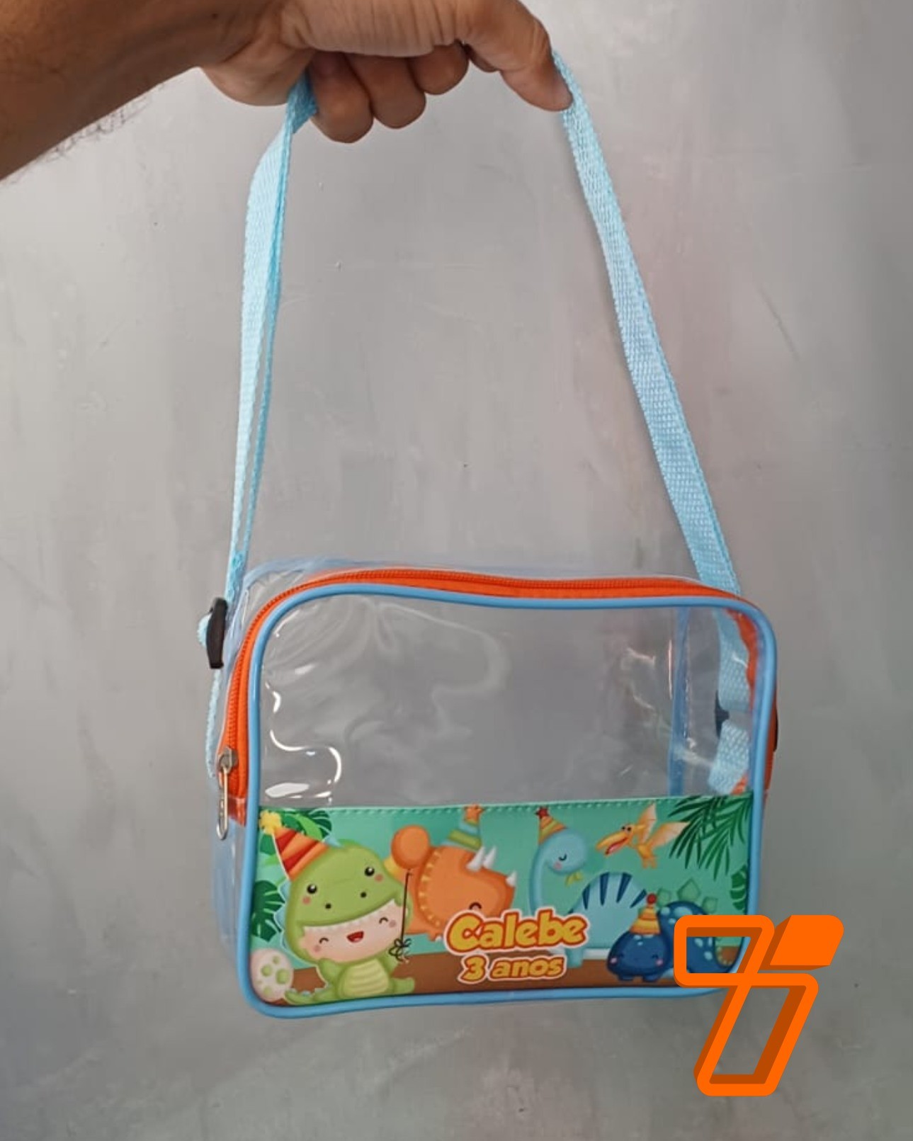 Bolsa Transparente 20x15cm com Alça Transversal