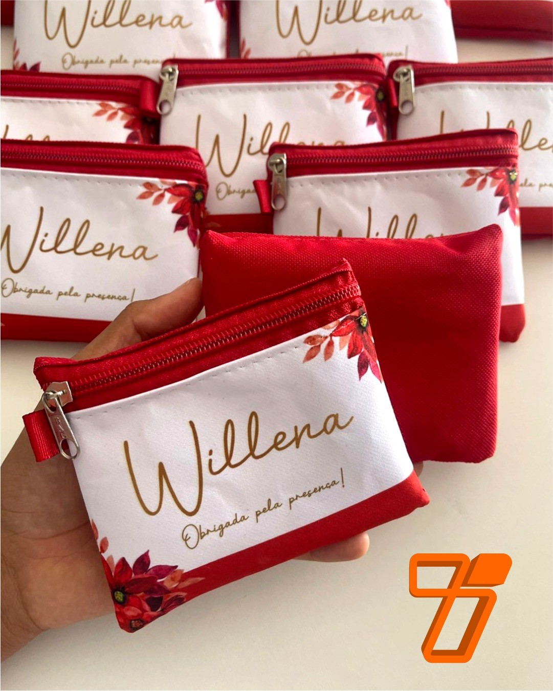 Porta moedas slim personalizado